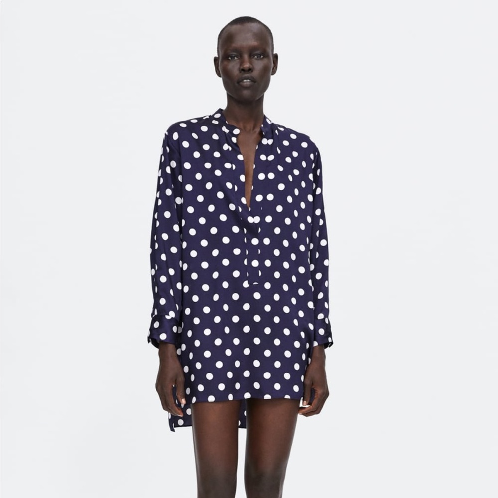ZARA Polka dot Tunic
